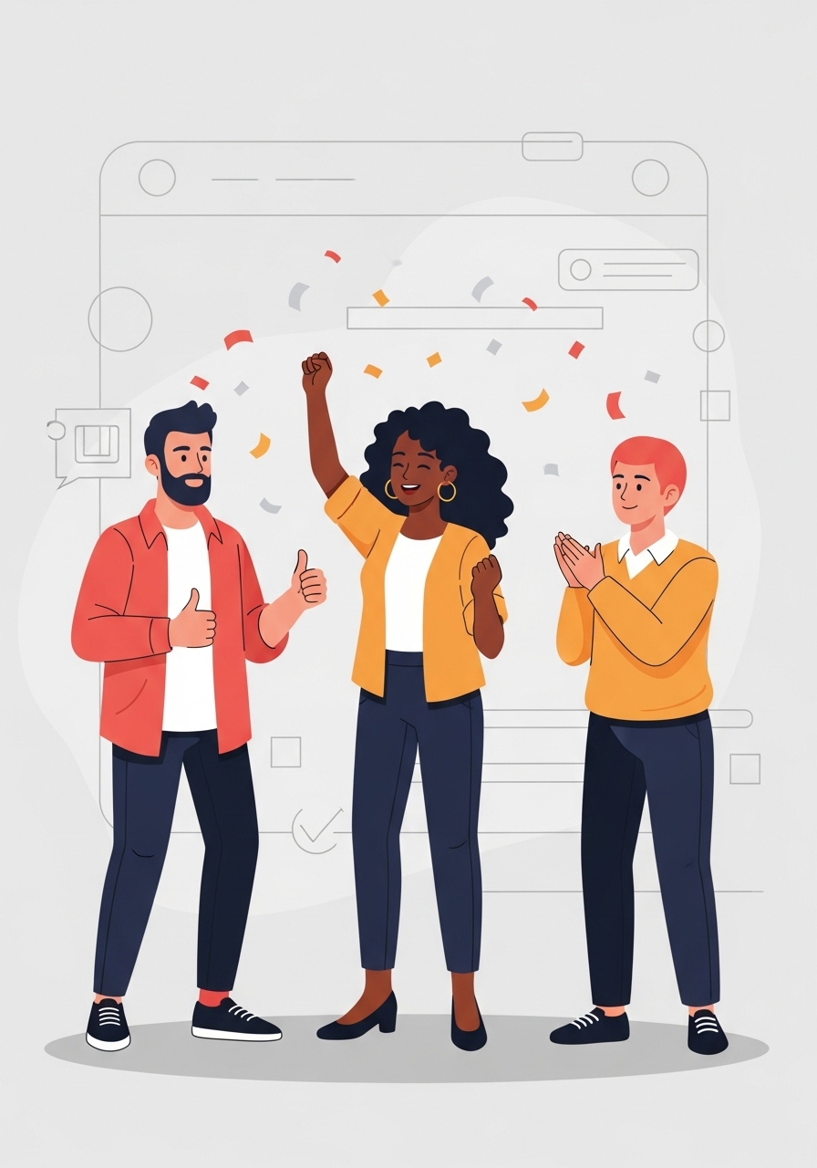 Illustration: onboarding and account creation